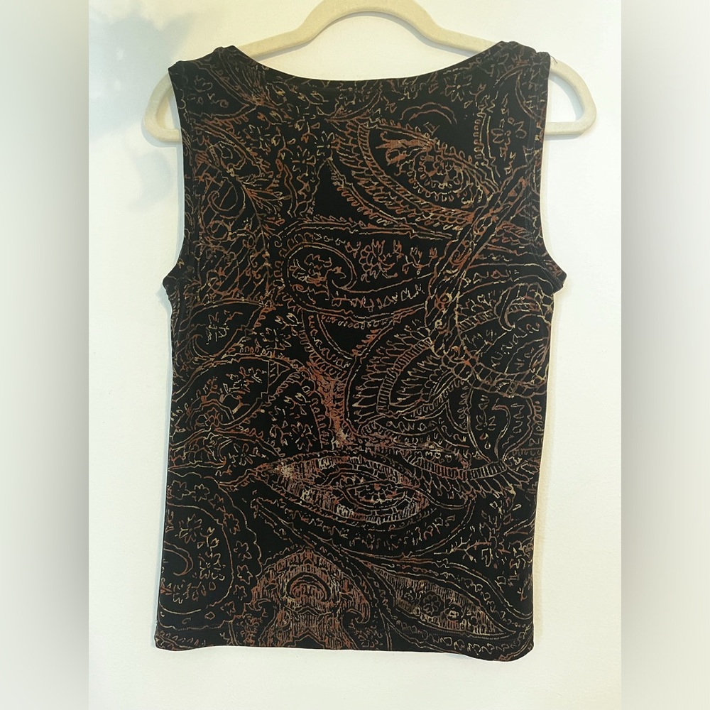 chicos travelers Print Tank Top Sz 1